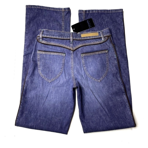 NWT Escada Sport Darkwash Piped Josephine Jeans - Picture 1 of 7
